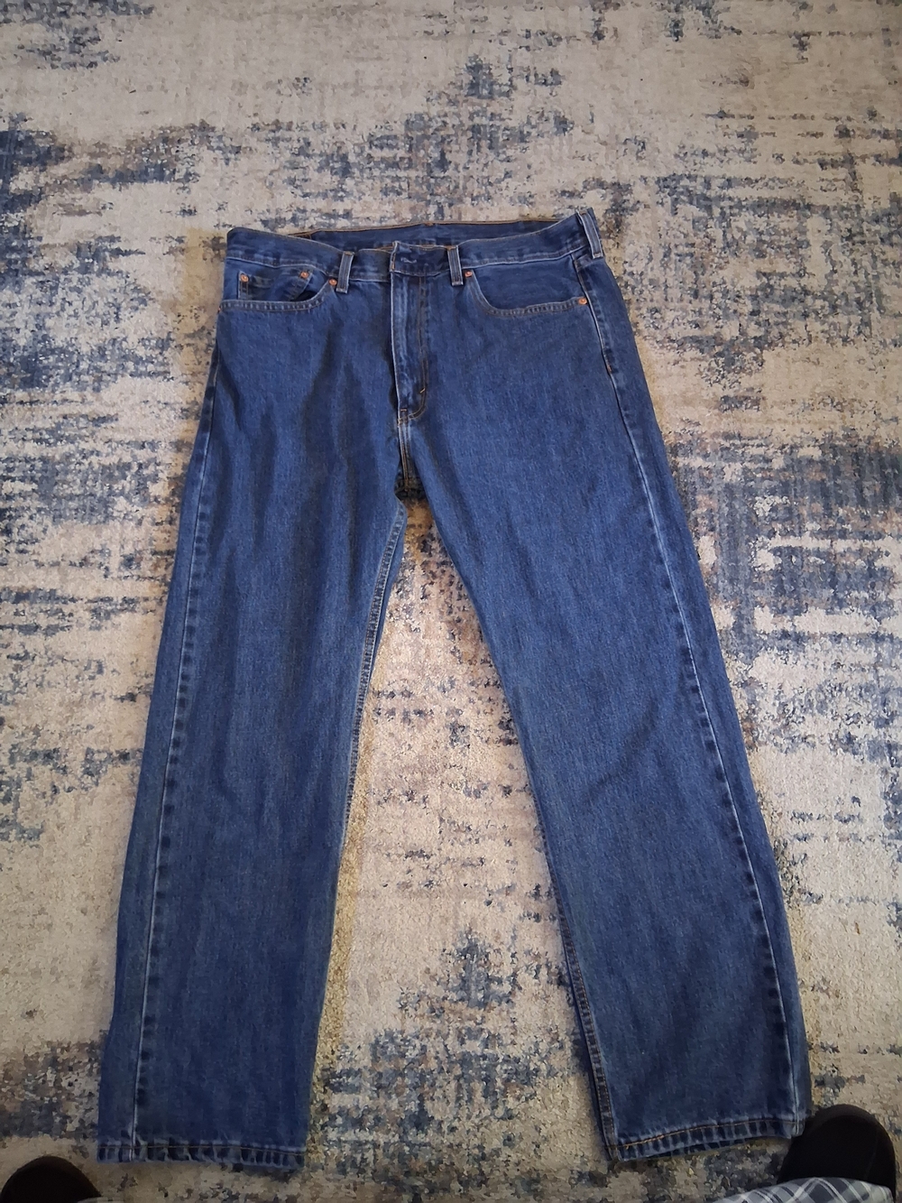 Levi's Men's Straight-Leg Jeans - Dark Blue Denim
